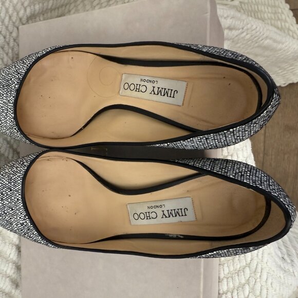 Jimmy Choo Romey 60 Pumps-EU Size 38-Chalk - Picture 5 of 5